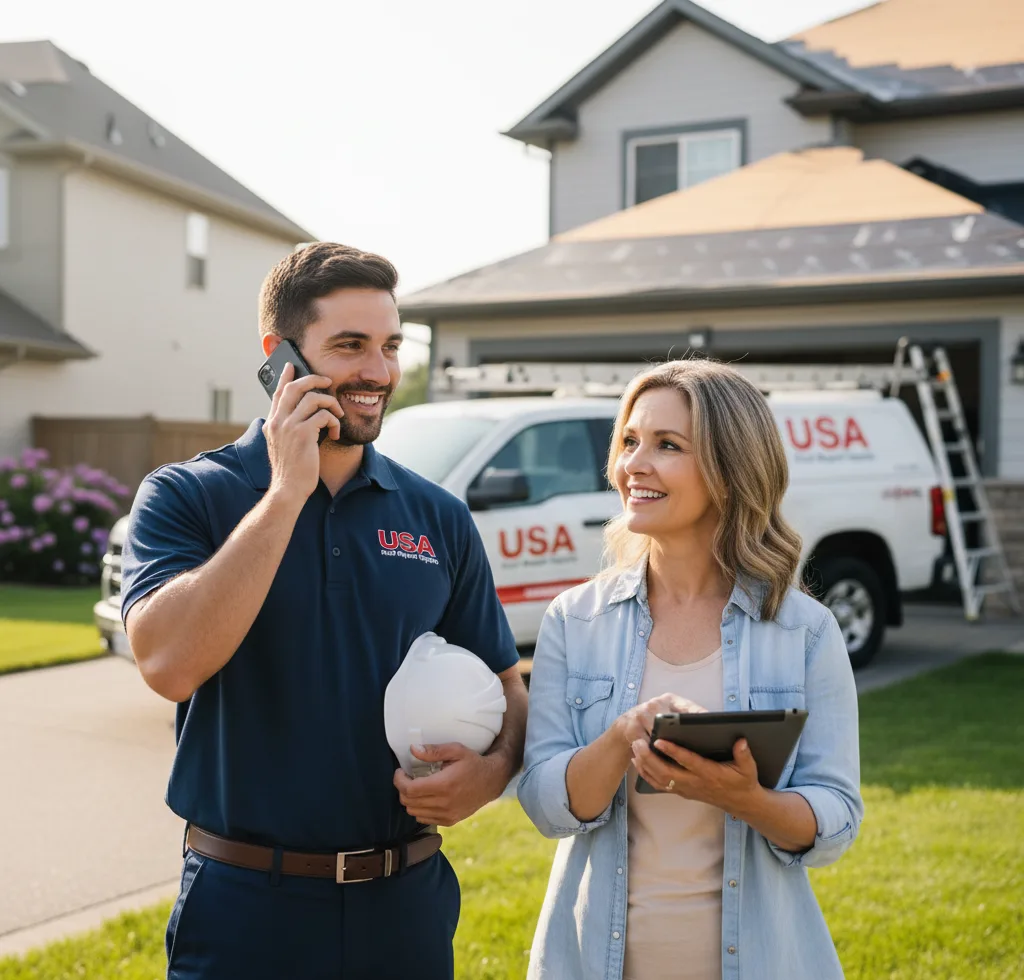 USA Roof Repair Experts customer support in Gibsonia